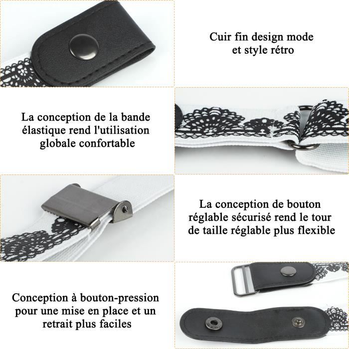 Ceinture ajustable sans boucle clearance