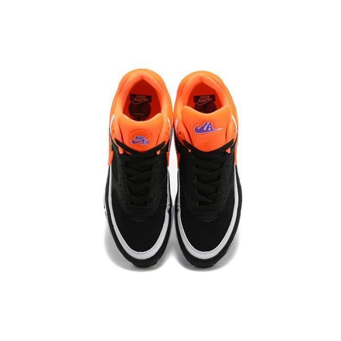 Baskets Nike Air Max BW Los Angeles DM6444 001 Orange noir Adulte Lacets Synthetique Orange noir Cdiscount Chaussures