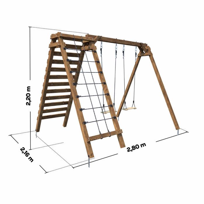 Jeus Aire de jeux en bois pour enfants Tristan - Cdiscount Jeux - Jouets