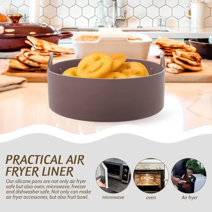 Air Fryer Silicone Pot Four Plaque De Cuisson Grill Pan Cuisson