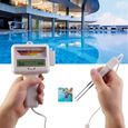 Bewinner Kit Testeur Chlore PH, Portable Testeur Qualité d'eau Numérique pour Piscine Spa Analyseur Électronique Qualité l'eau -3