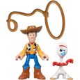 Imaginext Disney Pixar Toy Story 4, Figurines Fourchette Et Woody, Jouet Pour Enfant Dès 3 Ans, Gbg90-3