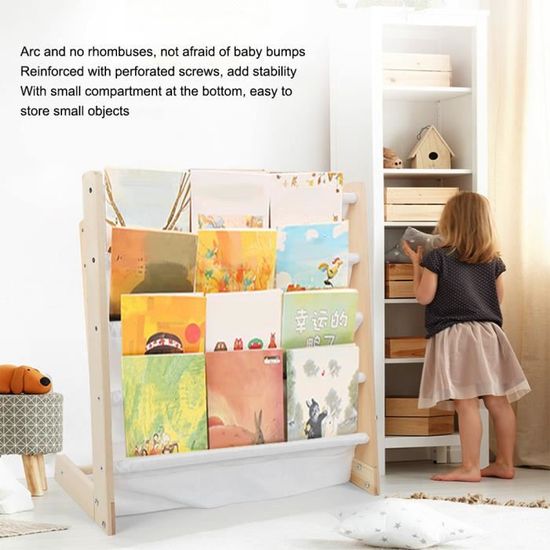 Bibliotheque Pour Enfants Debout En Bois Pour Bebe Support De Lecture Etagere De Rangement Meubles De Bibliotheque Simples Yux Cdiscount Puericulture Eveil Bebe