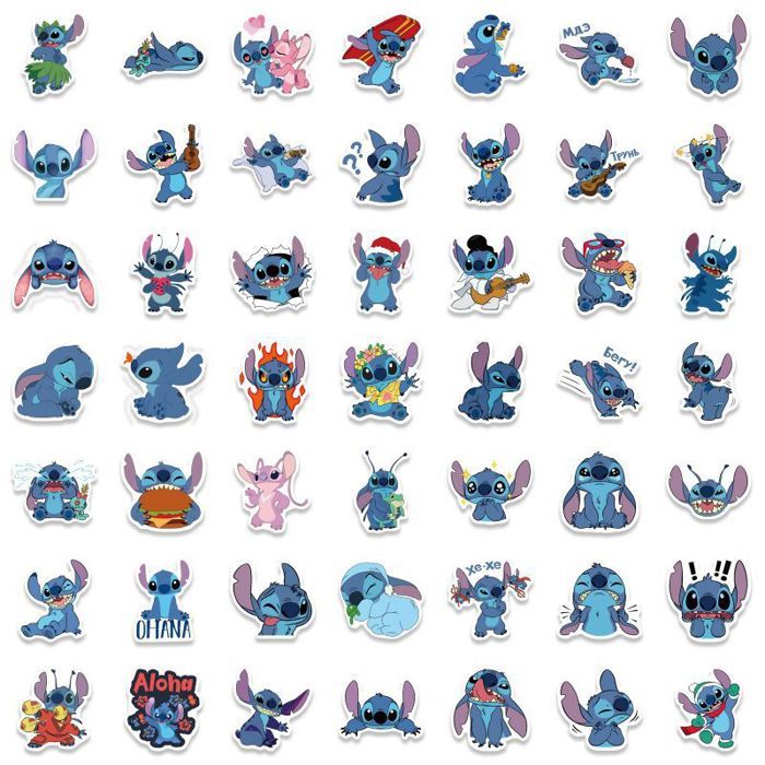 100 Autocollants Kawaii En Cristal PVC - Lot De Stickers Décoratifs Pour Voiture, Ordinateur, Skate, Vélo