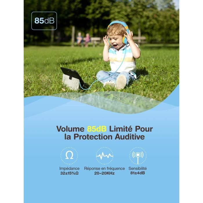 Mpow CH1 Casque Audio Enfant(2 Pack), Casque Enfants, 85db de