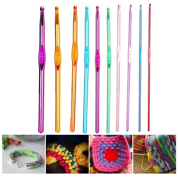 Crochet Kits Crochet Crochet Set, Crochet Kit Aiguilles À Tricoter, pour  Tissage DIY Tricot Couture - Cdiscount Beaux-Arts et Loisirs créatifs