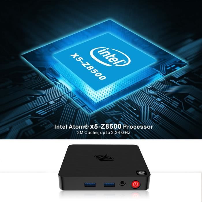 Mini PC-Beelink T4 UNITÉ CENTRALE-4GoRAM+64GoEMMC-Intel3