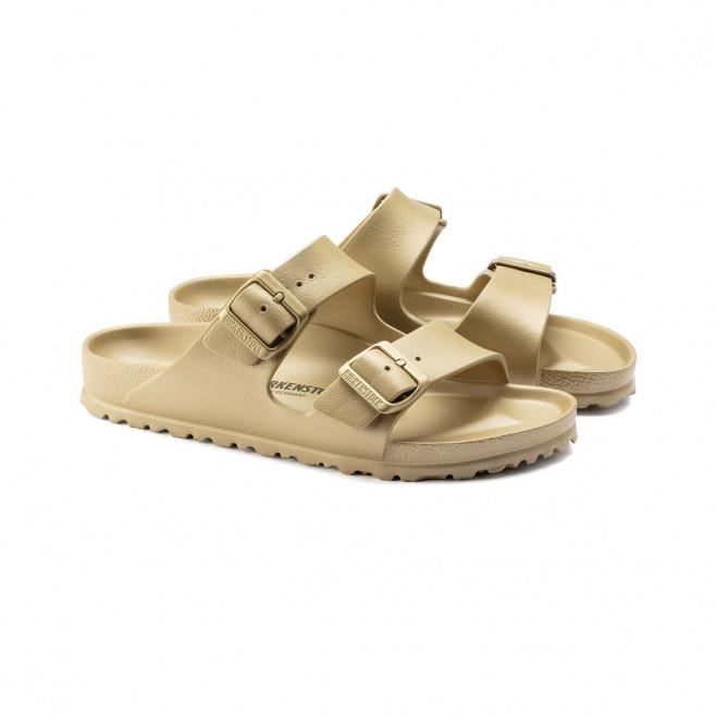 Sandale Birkenstock Arizona Essentials EVA Or Mixte Boucle de serrage