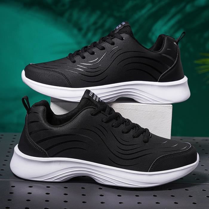 Baskets Homme à Enfiler Noires Semelle EVERYWEAR™ Confort