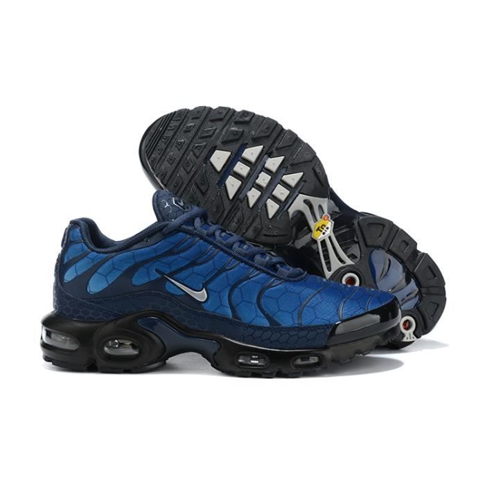 Baskets Nike Air Max Plus TN Chaussures Homme Femme Noir Bleu Noir