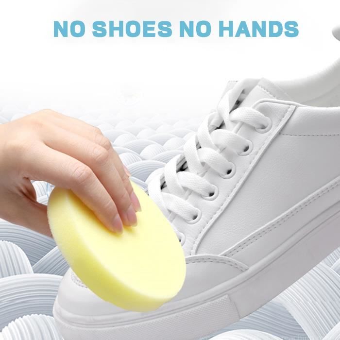 Crème nettoyante pour chaussures blanches, crème détachante pour chaussures  de sport - Cdiscount Chaussures