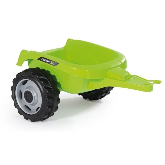 Tracteur p dales Farmer XL Vache Remorque SMOBY Si ge