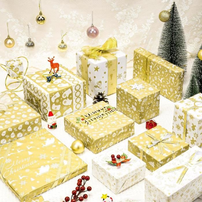 Larcenciel Papier de Soie Noël, 100 Feuilles Papier de Soie Emballage  Flocon de Neige Pailleté pour Emballage Cadeau, Papier Cad106 - Cdiscount  Beaux-Arts et Loisirs créatifs