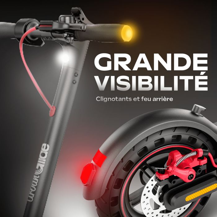 Trottinette électrique UrbanGlide Ride 100s – 36V, 350W – Noire – Adultes – État Neuf (défaut D'emballage)