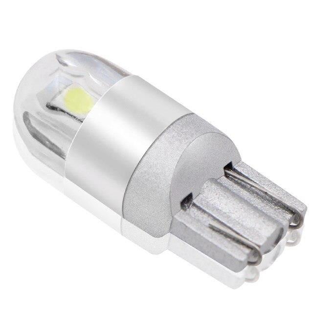 OCIODUAL 2x Ampoule Bulb Veilleuse Blanc T10 W5W 5 LED 12V DC Positionner  pour Voiture Position Remplacement Plaque Plafonnier - Cdiscount Auto