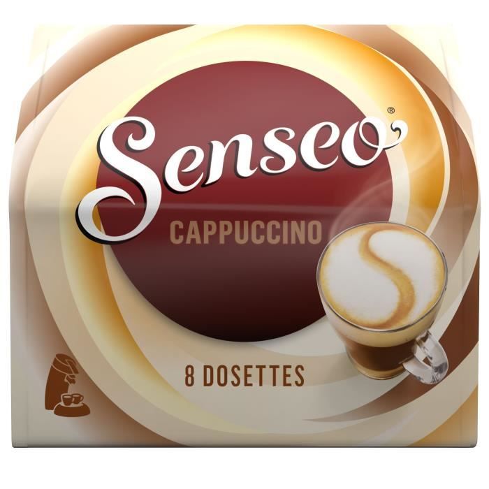 SENSEO Café Dosettes Assortiment 6 variétés Gourmands - Milka, Cappuccino,  Latte - Lot de 80 dosettes - Cdiscount Au quotidien
