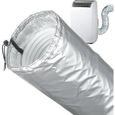 Housse isolante pour tuyau climatiseur mobile 131,2 × 26,5 cm – Couverture isolante pour climatiseur portable – Adaptée maison burea