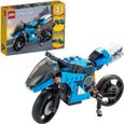 LEGO® Creator 3-en-1 31114 La Super Moto, Jouet de Construction, Futuriste, Enfants 8 Ans-0