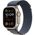 Apple Watch Ultra 2 GPS + Cellular- 49mm - Boîtier Titanium - Bracelet Blue Alpine Loop - Small-0