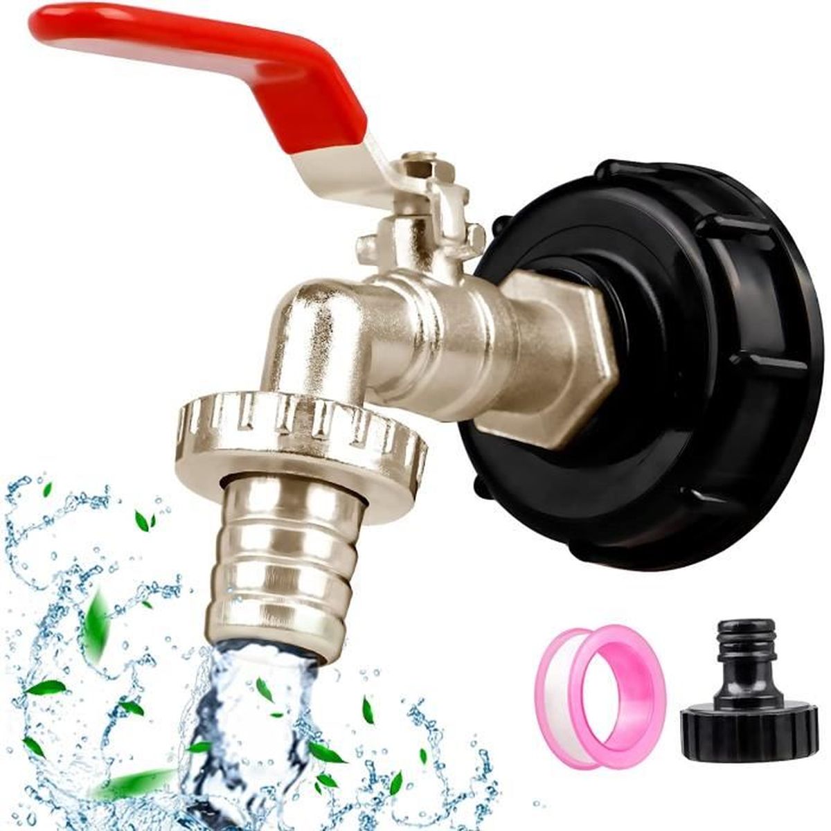 Robinet Cuve 1000l 3/4" Adaptateur Cuve 1000l Adaptateur De Ru00e9servoir