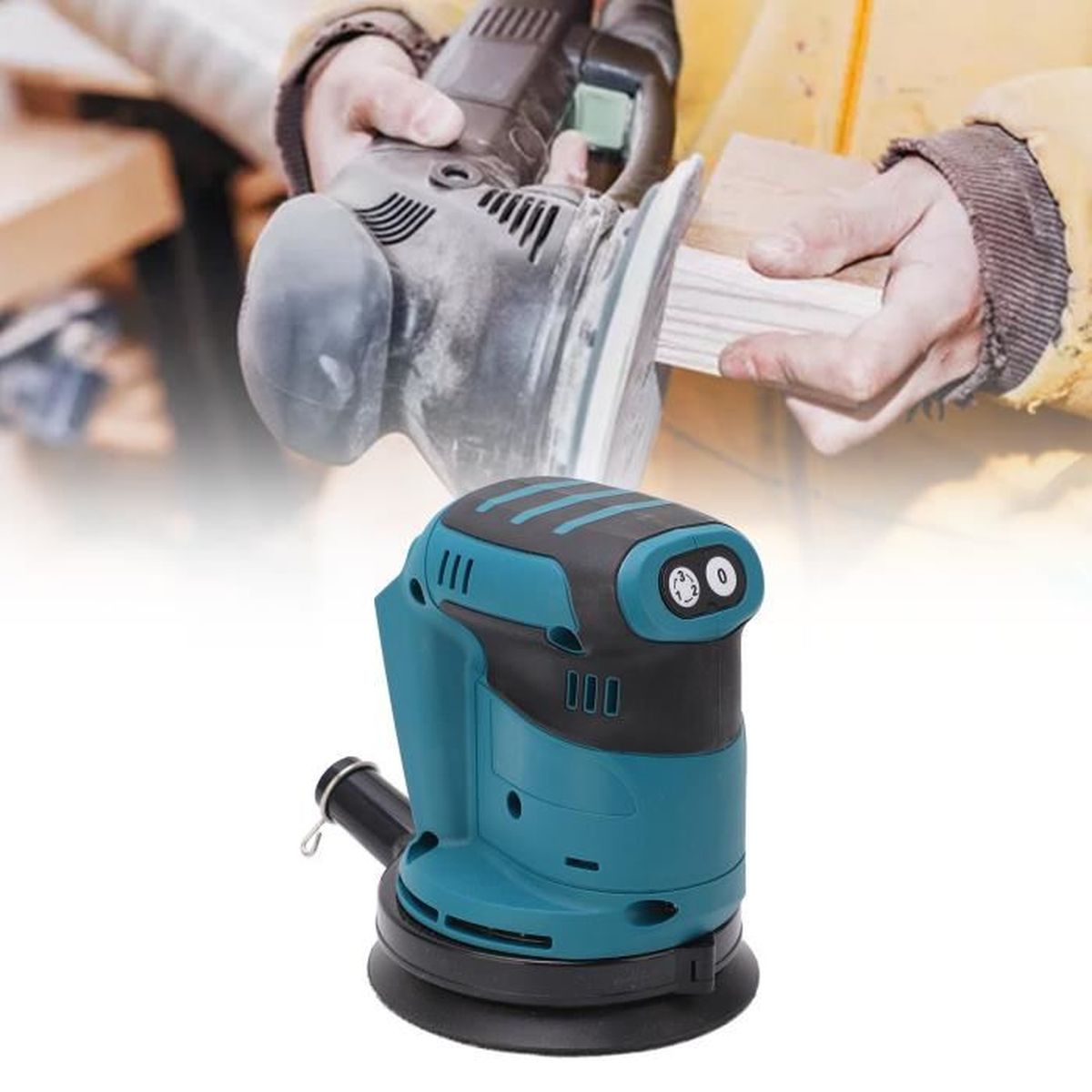 Ponceuse Delta Sans Fil VONROC 20V - Avec 2 Batteries Et Chargeur