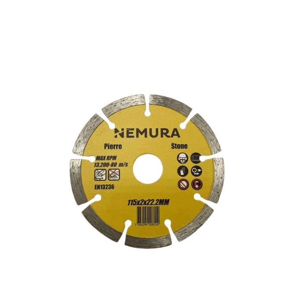 TEMPSA 10x disques à lamelles 60 meuleuse d'Angle Grain 115MM Appartement à  ponçage - Cdiscount Bricolage