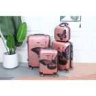 CELIMS FRANCE Set de Valises 4 Pièces - CELIMS - Polycarbonate - Rose Gold - Cadenas TSA - 360° Roulettes