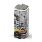 FRANDIS Poubelle 30L métal NEW YORK