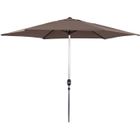 HABITAT ET JARDIN Parasol jardin droit Alu "Sol" - Rond - Ø 3m - Taupe