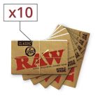 HARD-N-DISCOUNT 10x carnets de Feuilles à rouler RAW Regular
