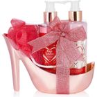 HENRY BRUBAKER BRUBAKER Cosmetics 4-Pcs. Set Douche - Framboise Champagne - Coffret Cadeau de Soins Ensemble Cadeau en or Rosé à Talon Haut