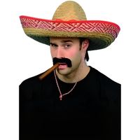 Sombrero mexicain adulte - Accessoire de déguisement - Marron