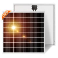 DOKIO Panneau Solaire 150W 18V Photovoltaïque Monocristallin pour charger la Batterie 12V