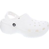 Sabot - Crocs Classic Platform - Femme - Blanc