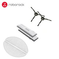 Kit Accessoires Roborock 2 filtres,2 brosses latérales,2 chiffons de vadrouille, pour Aspirateur Roborock S8/S8 Pro Ultra