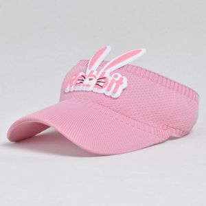 CHAPEAU - BOB Pare-soleil chapeau pour enfants casquette Sports d'été course Tennis Golf marche plage Baseball bébé casquettes vide haut rose