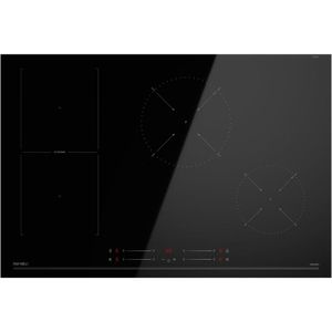 Plaque Induction KKT KOLBE 5 Zones 11,2 KW – Piano Encastrable Noir 77 Cm
