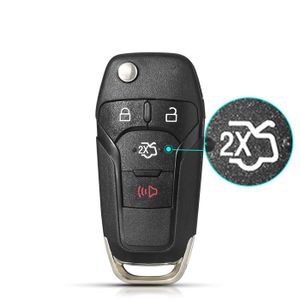 Housse De Clé En Silicone OTMIK Pour Ford Fiesta MK7, Focus MK2, Fusion, Mondeo MK3 – Noir, Protection Antichoc