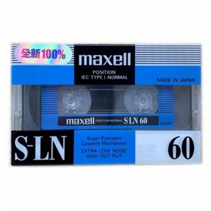 CD - DVD VIERGE Maxell S-LN 60 minutes vierges audio cassette stat
