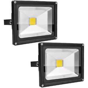 Leetop Projecteur LED SMD 10X 20W Blanc Chaud d/économie d/énergie Lampe de jardin imperm/éable IP65 Projecteur LED de s/écurit/é Entrep/ôt locaux