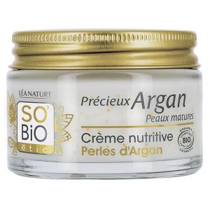 HYDRATANT VISAGE So'Bio Étic Précieux Argan Crème de Jour Nutritive Peau Mature Bio 50ml
