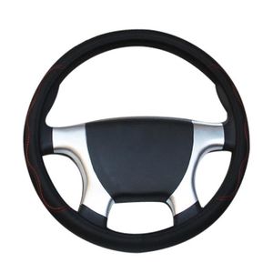 Cuir Volant Référence 42-44 cm camionnette Transporteur minibus Volant Housse Noir