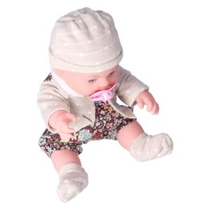 POUPÉE Fdit Poupée de bébé de la vraie vie Réaliste Reborn Baby Doll Mode 12in Lavable Fille Blanche Doux Corps Jouet pour Enfants