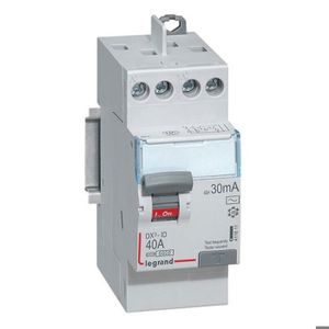 Disjoncteur Différentiel 40A 30mA Type A 4P 400V - Protection Contre Les Fuites, Montage Sur Rail DIN, IP20