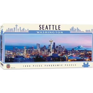 PUZZLE Puzzle panoramique Seattle - MasterPieces - 1000 p