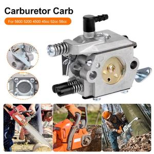 Carburateur Greethga Pour Tronçonneuse 25cc/2500/G2500 - Pièce Rechange En Alliage - 8