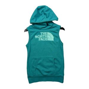 SWEATSHIRT Reconditionné - Sweat à capuche The North Face Hoodie - Femme Taille XS Turquoise
