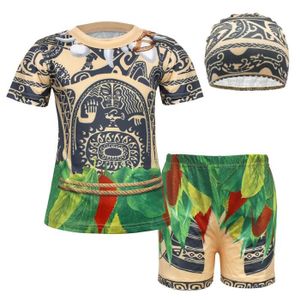 MAILLOT DE BAIN AmzBarley Maui Costume Maillots de Bain pour Garçon Enfant Deux Pièces Tenue de Plage Piscine Vacances Fête Cosplay Déguisement