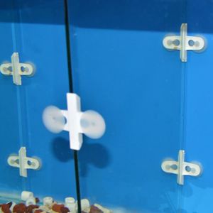 AQUARIUM Mxzzand Clip de séparation pour aquarium 40 pièces