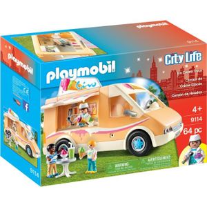 UNIVERS MINIATURE PLAYMOBIL 9114 - City Life - Camion de crème glacé
